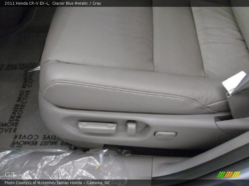 Glacier Blue Metallic / Gray 2011 Honda CR-V EX-L