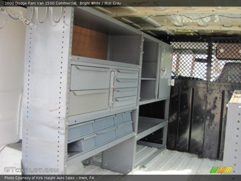 Bright White / Mist Gray 2000 Dodge Ram Van 1500 Commercial