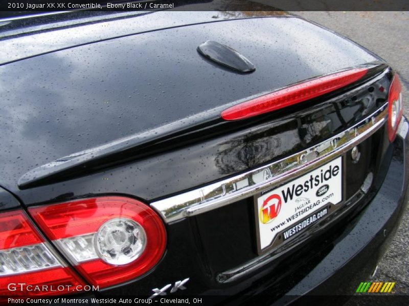 Ebony Black / Caramel 2010 Jaguar XK XK Convertible