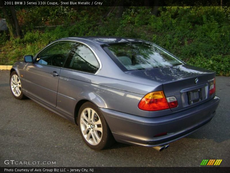 Steel Blue Metallic / Grey 2001 BMW 3 Series 330i Coupe