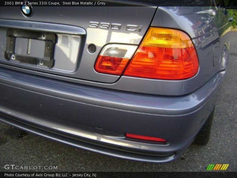 Steel Blue Metallic / Grey 2001 BMW 3 Series 330i Coupe