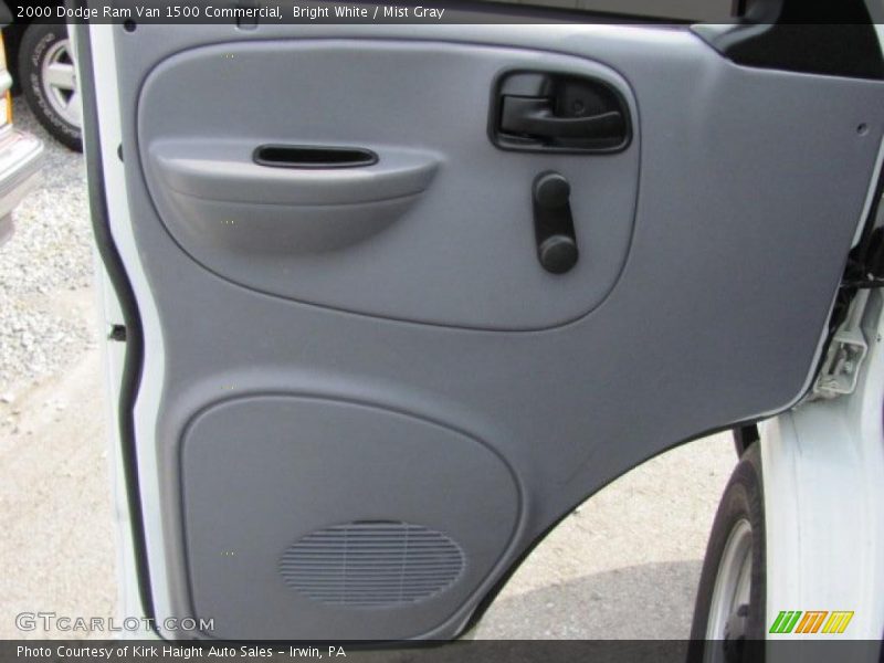Bright White / Mist Gray 2000 Dodge Ram Van 1500 Commercial