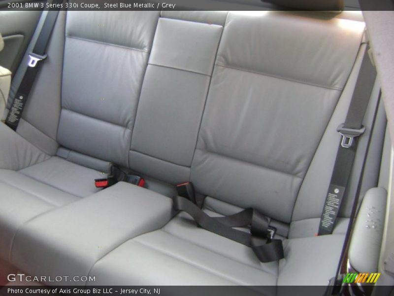 Steel Blue Metallic / Grey 2001 BMW 3 Series 330i Coupe