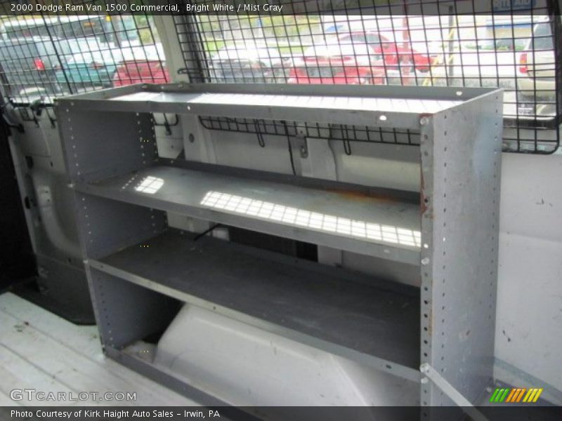 Bright White / Mist Gray 2000 Dodge Ram Van 1500 Commercial