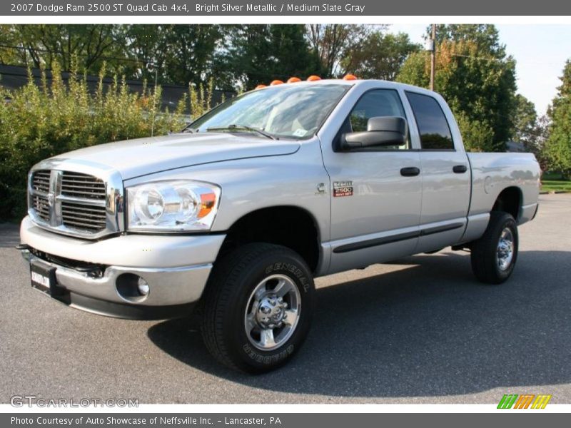 Bright Silver Metallic / Medium Slate Gray 2007 Dodge Ram 2500 ST Quad Cab 4x4