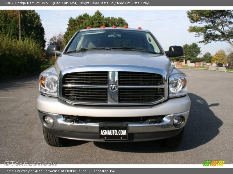 Bright Silver Metallic / Medium Slate Gray 2007 Dodge Ram 2500 ST Quad Cab 4x4