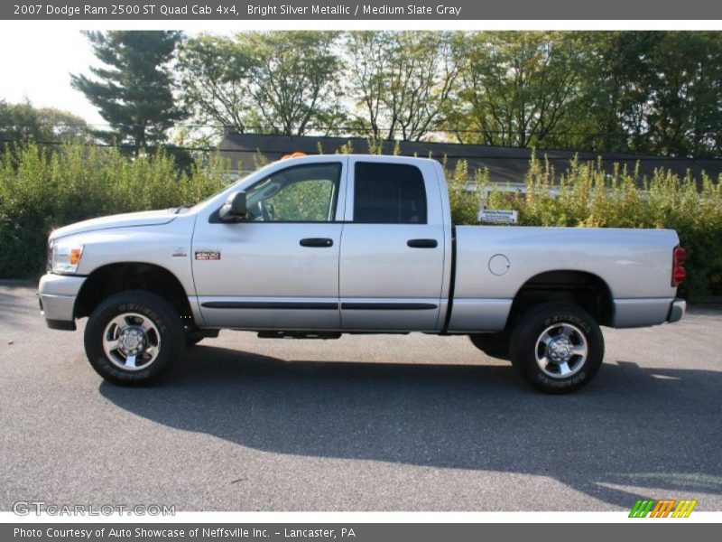 Bright Silver Metallic / Medium Slate Gray 2007 Dodge Ram 2500 ST Quad Cab 4x4