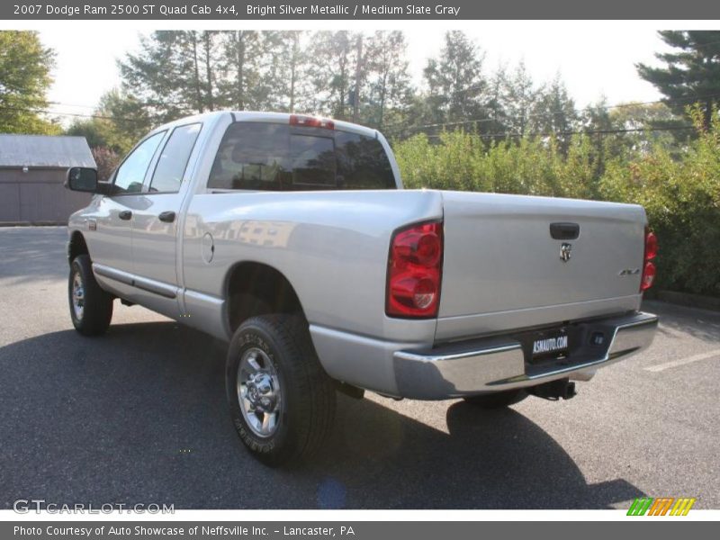 Bright Silver Metallic / Medium Slate Gray 2007 Dodge Ram 2500 ST Quad Cab 4x4