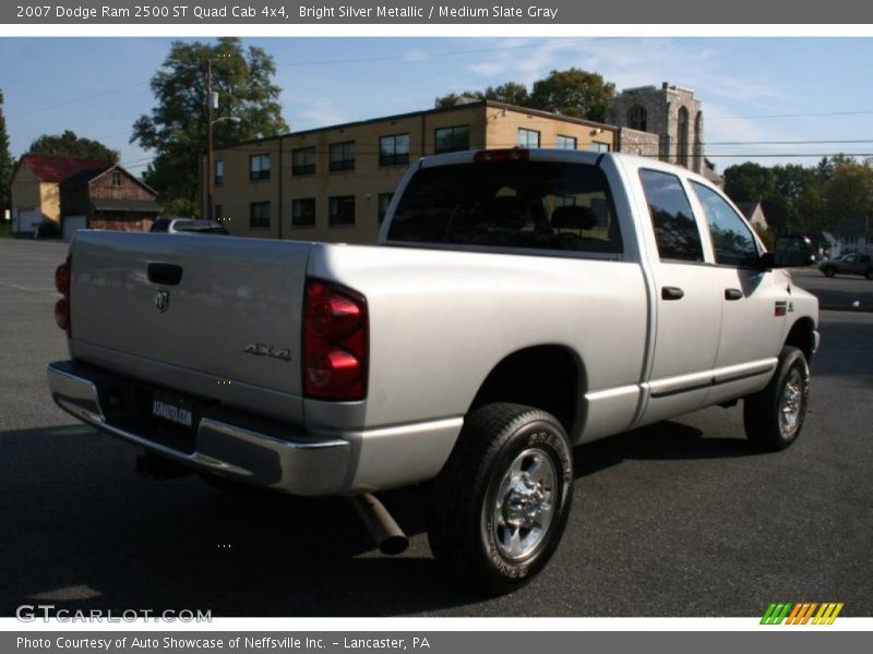 Bright Silver Metallic / Medium Slate Gray 2007 Dodge Ram 2500 ST Quad Cab 4x4