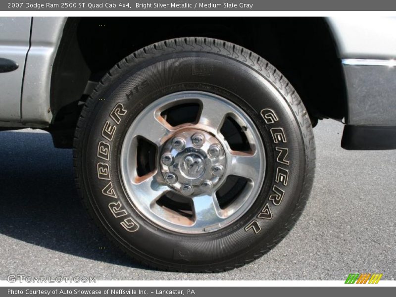 Bright Silver Metallic / Medium Slate Gray 2007 Dodge Ram 2500 ST Quad Cab 4x4