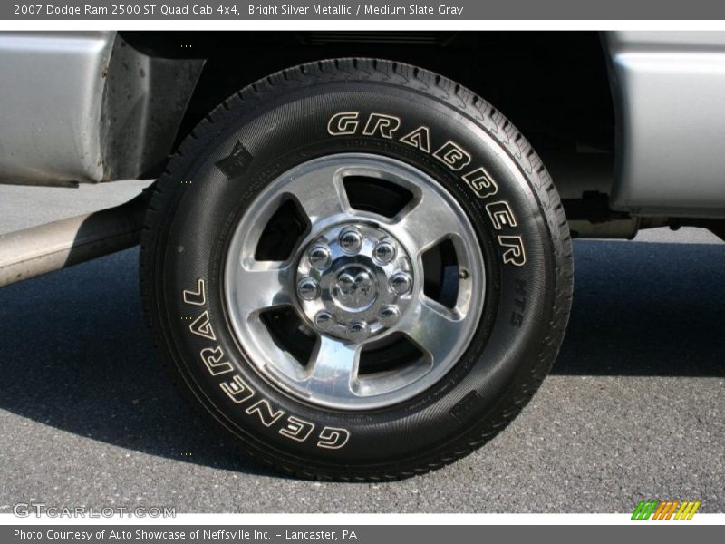 Bright Silver Metallic / Medium Slate Gray 2007 Dodge Ram 2500 ST Quad Cab 4x4