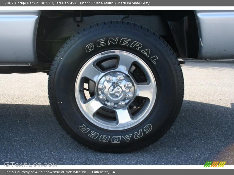 Bright Silver Metallic / Medium Slate Gray 2007 Dodge Ram 2500 ST Quad Cab 4x4