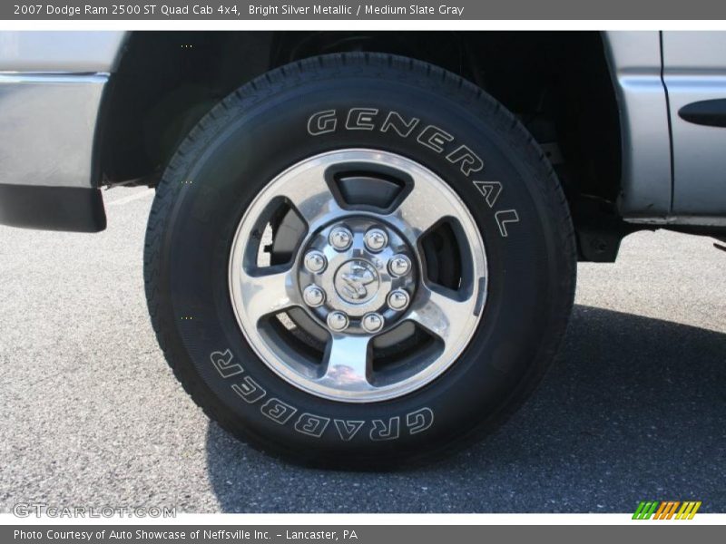 Bright Silver Metallic / Medium Slate Gray 2007 Dodge Ram 2500 ST Quad Cab 4x4