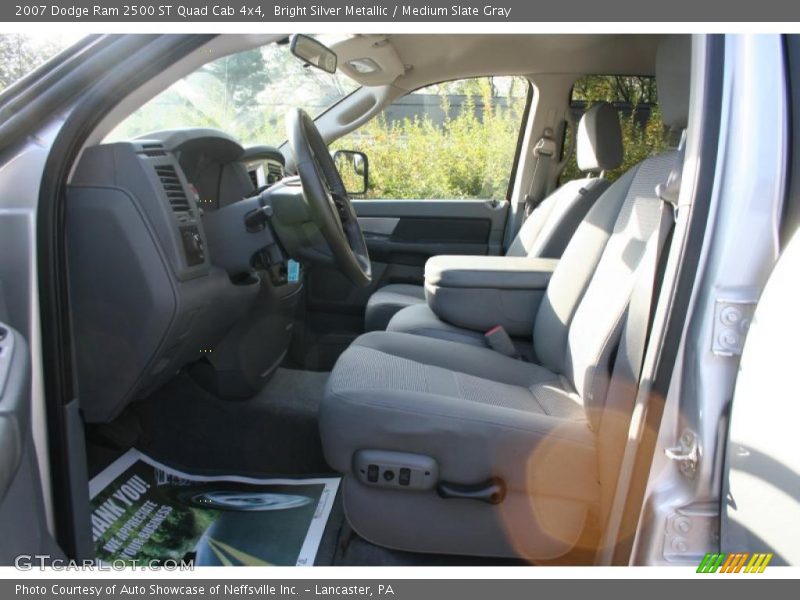 Bright Silver Metallic / Medium Slate Gray 2007 Dodge Ram 2500 ST Quad Cab 4x4