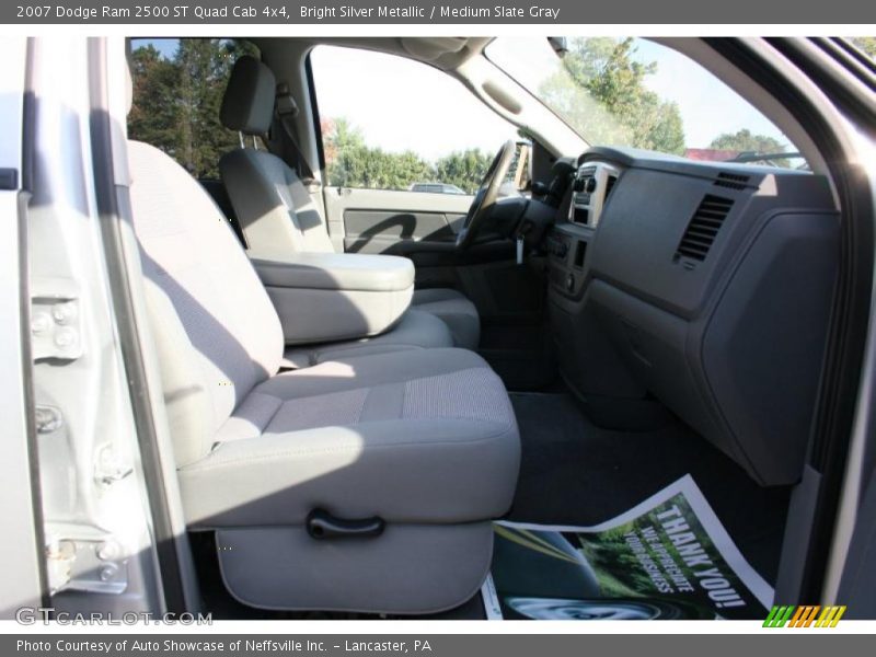 Bright Silver Metallic / Medium Slate Gray 2007 Dodge Ram 2500 ST Quad Cab 4x4