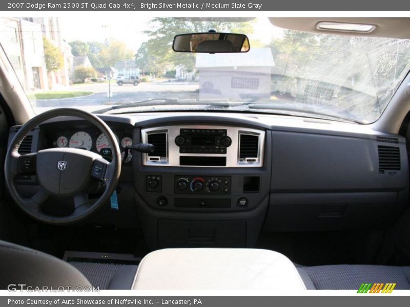 Bright Silver Metallic / Medium Slate Gray 2007 Dodge Ram 2500 ST Quad Cab 4x4