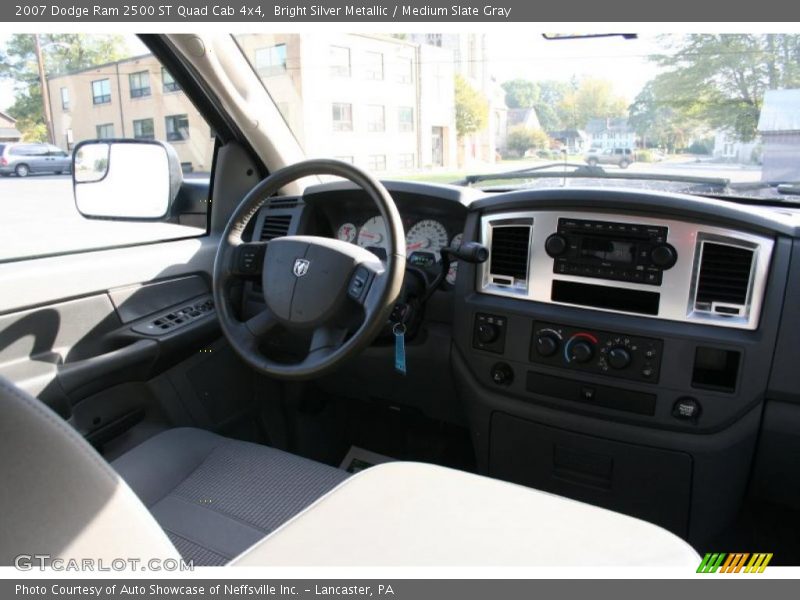Bright Silver Metallic / Medium Slate Gray 2007 Dodge Ram 2500 ST Quad Cab 4x4
