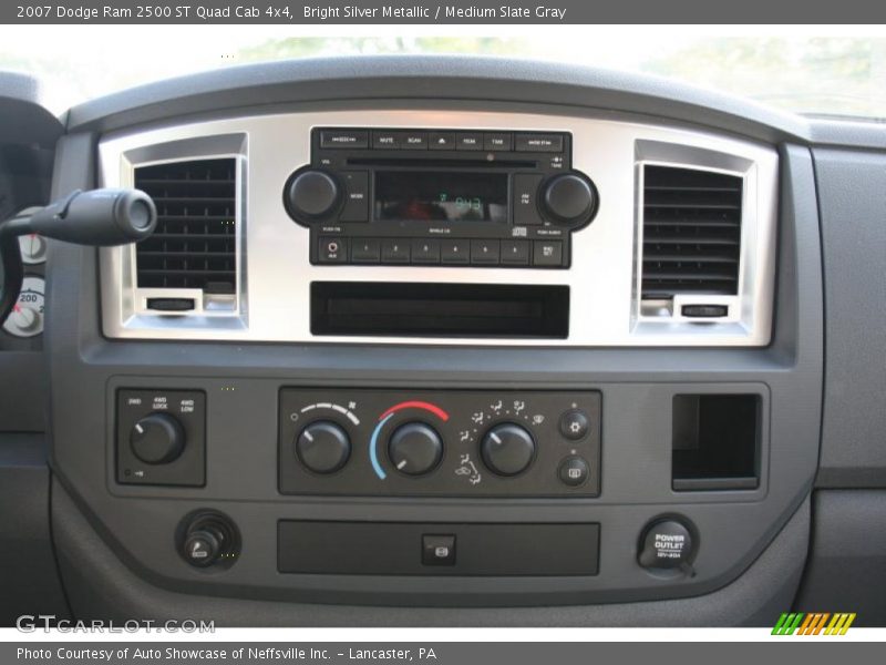 Bright Silver Metallic / Medium Slate Gray 2007 Dodge Ram 2500 ST Quad Cab 4x4