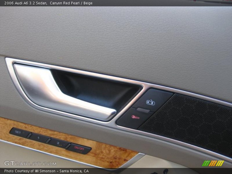 Canyon Red Pearl / Beige 2006 Audi A6 3.2 Sedan