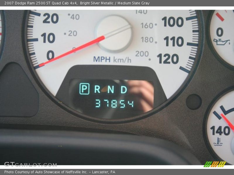 Bright Silver Metallic / Medium Slate Gray 2007 Dodge Ram 2500 ST Quad Cab 4x4