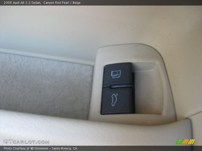 Canyon Red Pearl / Beige 2006 Audi A6 3.2 Sedan