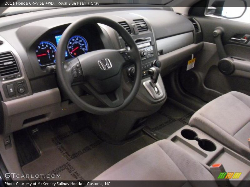  2011 CR-V SE 4WD Gray Interior