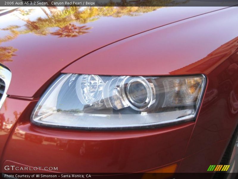 Canyon Red Pearl / Beige 2006 Audi A6 3.2 Sedan