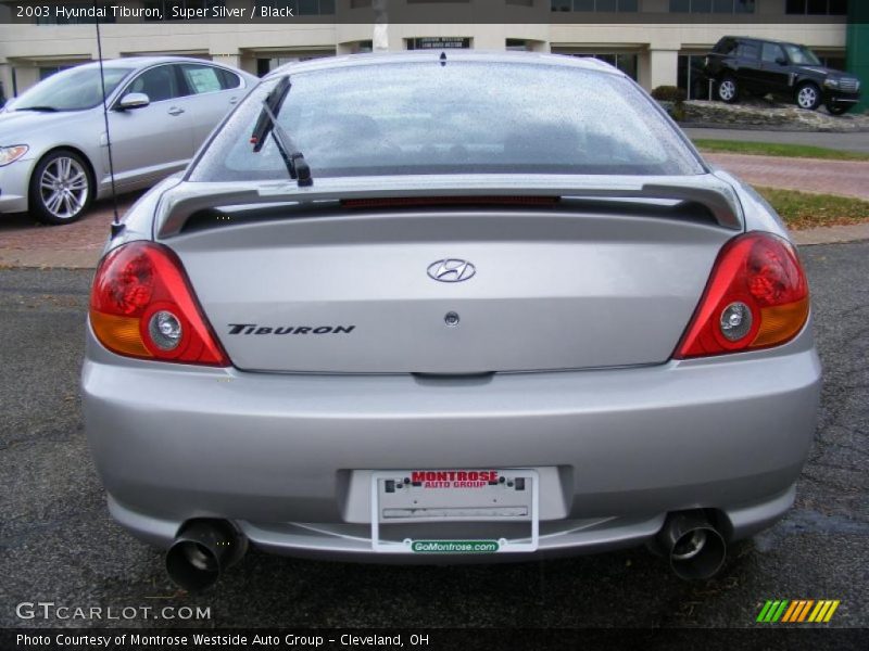 Super Silver / Black 2003 Hyundai Tiburon
