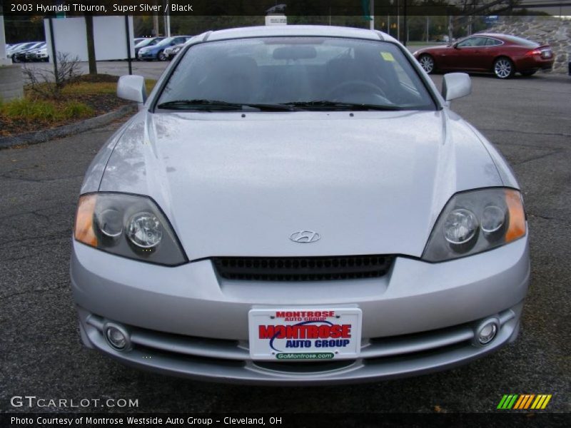 Super Silver / Black 2003 Hyundai Tiburon