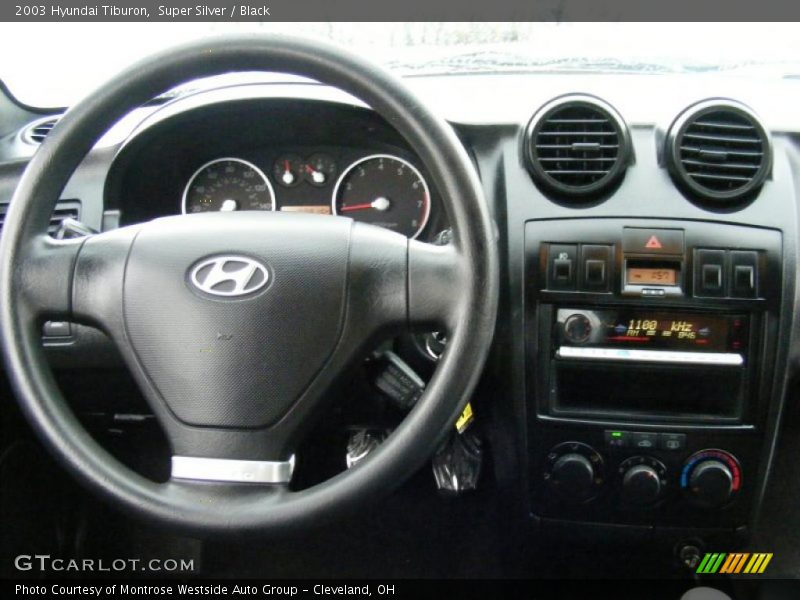 Super Silver / Black 2003 Hyundai Tiburon