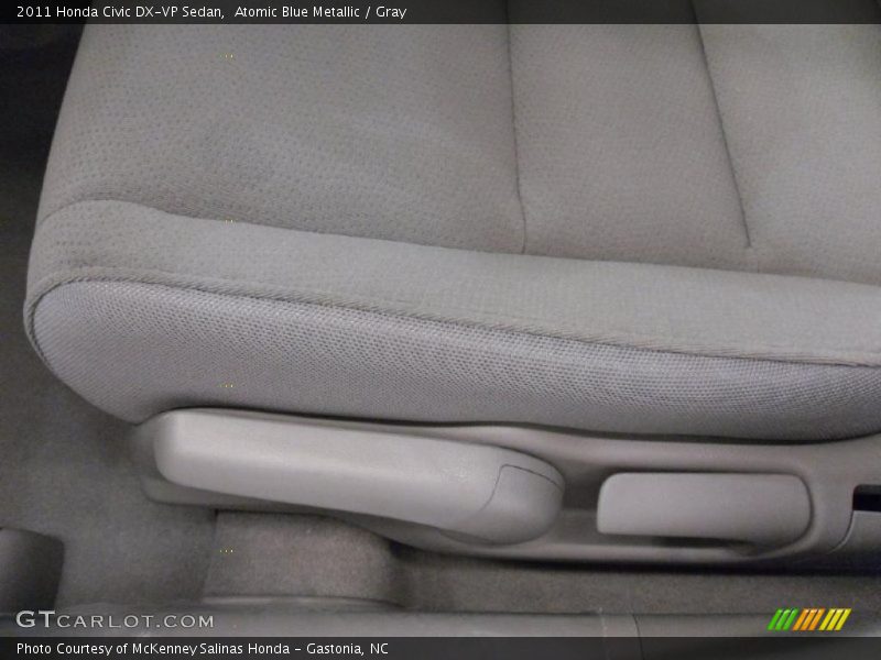 Atomic Blue Metallic / Gray 2011 Honda Civic DX-VP Sedan