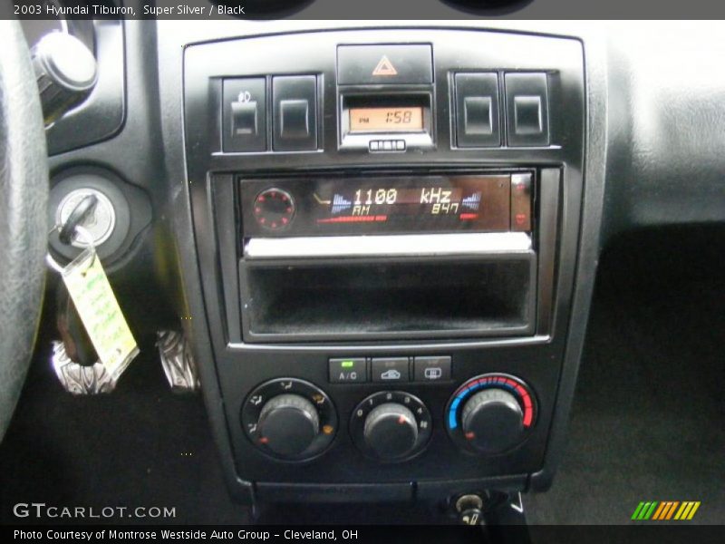 Controls of 2003 Tiburon 