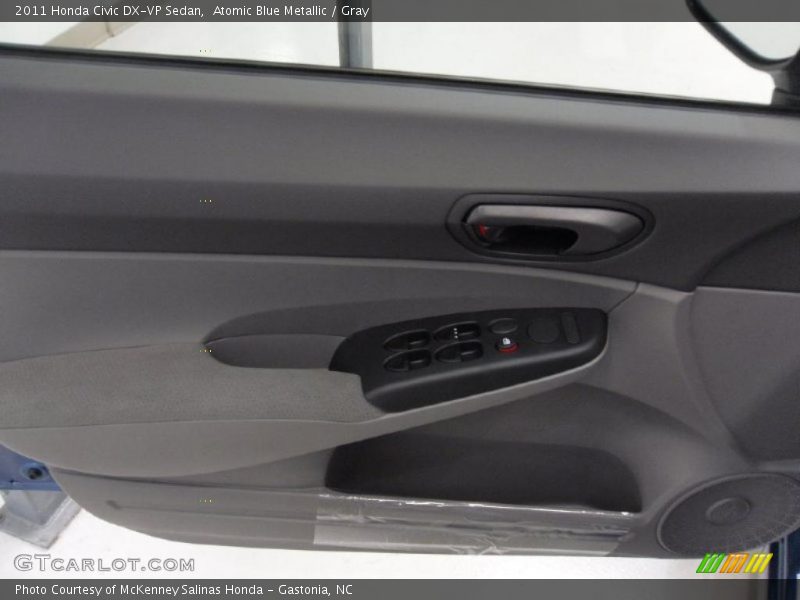 Atomic Blue Metallic / Gray 2011 Honda Civic DX-VP Sedan