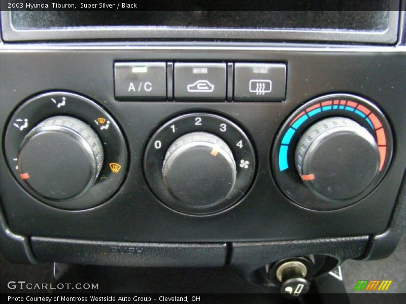 Controls of 2003 Tiburon 