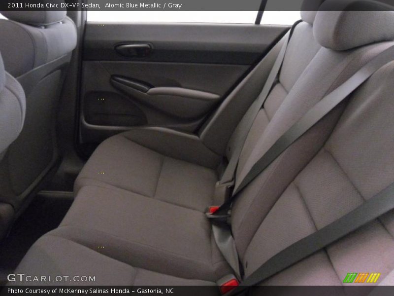 Atomic Blue Metallic / Gray 2011 Honda Civic DX-VP Sedan