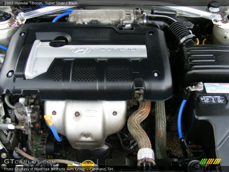 2003 Tiburon  Engine - 2.0 Liter DOHC 16-Valve 4 Cylinder