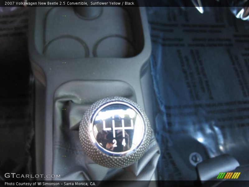 Sunflower Yellow / Black 2007 Volkswagen New Beetle 2.5 Convertible