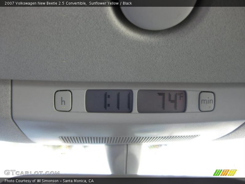 Sunflower Yellow / Black 2007 Volkswagen New Beetle 2.5 Convertible