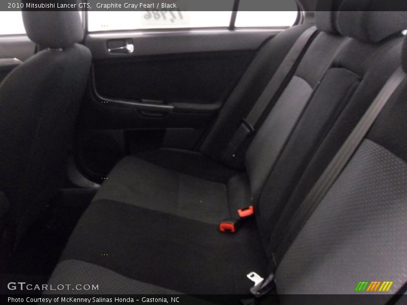 Graphite Gray Pearl / Black 2010 Mitsubishi Lancer GTS
