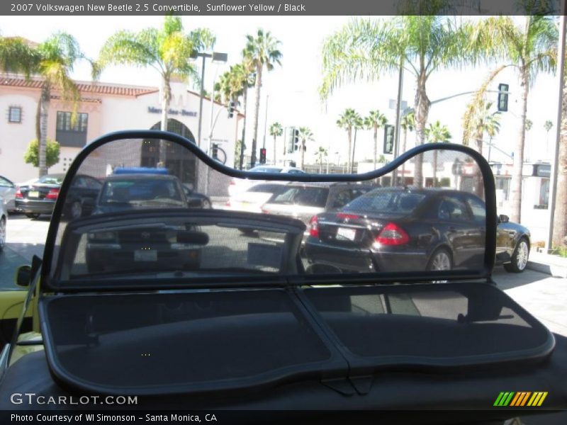 Sunflower Yellow / Black 2007 Volkswagen New Beetle 2.5 Convertible