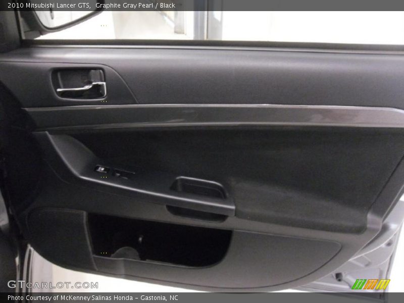 Graphite Gray Pearl / Black 2010 Mitsubishi Lancer GTS