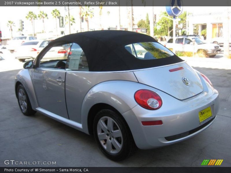 Reflex Silver / Black 2007 Volkswagen New Beetle 2.5 Convertible