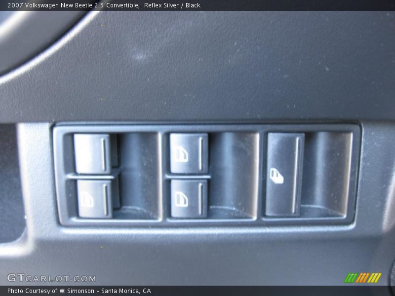 Reflex Silver / Black 2007 Volkswagen New Beetle 2.5 Convertible