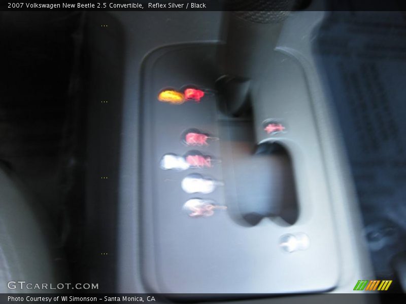 Reflex Silver / Black 2007 Volkswagen New Beetle 2.5 Convertible