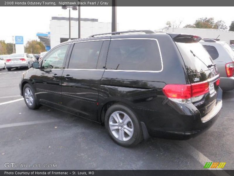 Nighthawk Black Pearl / Gray 2008 Honda Odyssey Touring