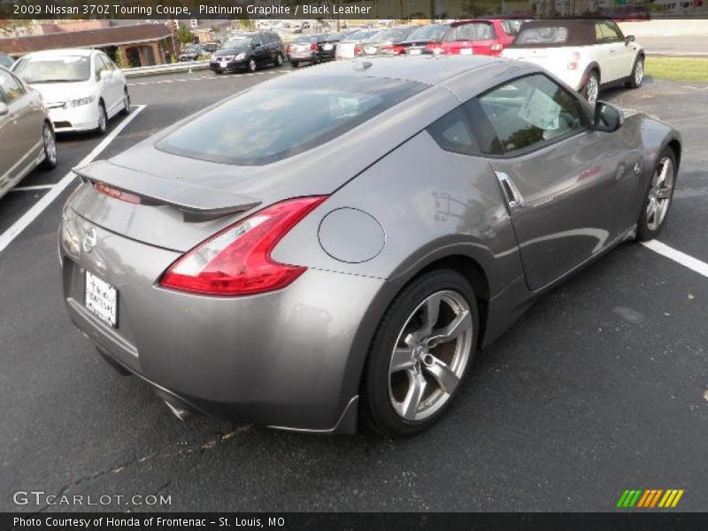 Platinum Graphite / Black Leather 2009 Nissan 370Z Touring Coupe
