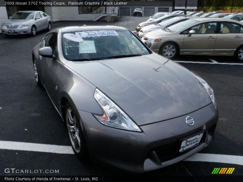 Platinum Graphite / Black Leather 2009 Nissan 370Z Touring Coupe
