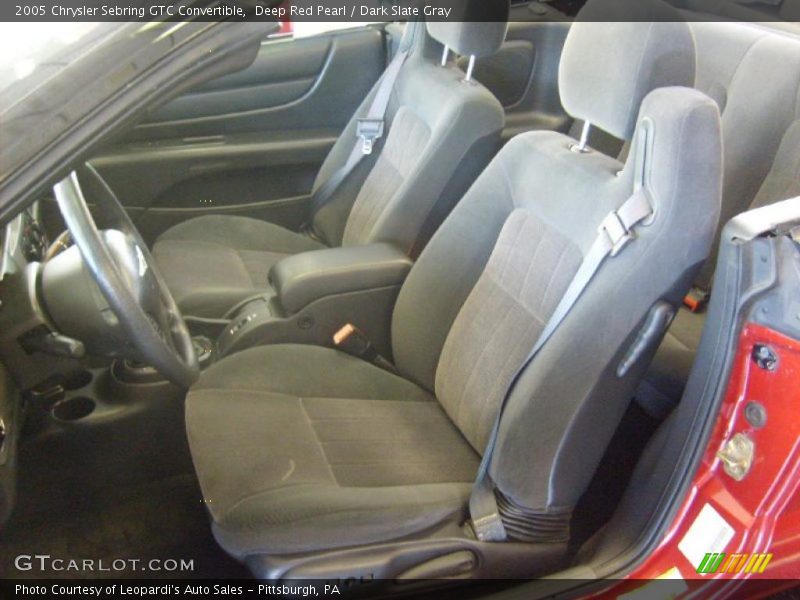 Deep Red Pearl / Dark Slate Gray 2005 Chrysler Sebring GTC Convertible