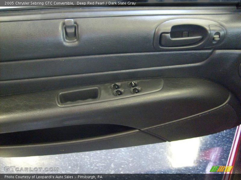 Deep Red Pearl / Dark Slate Gray 2005 Chrysler Sebring GTC Convertible