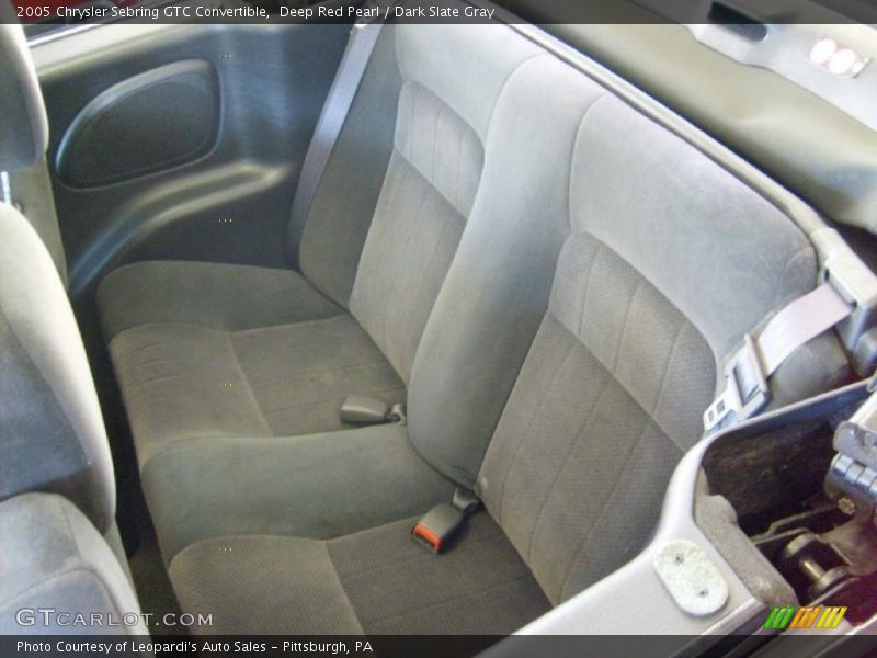 Deep Red Pearl / Dark Slate Gray 2005 Chrysler Sebring GTC Convertible